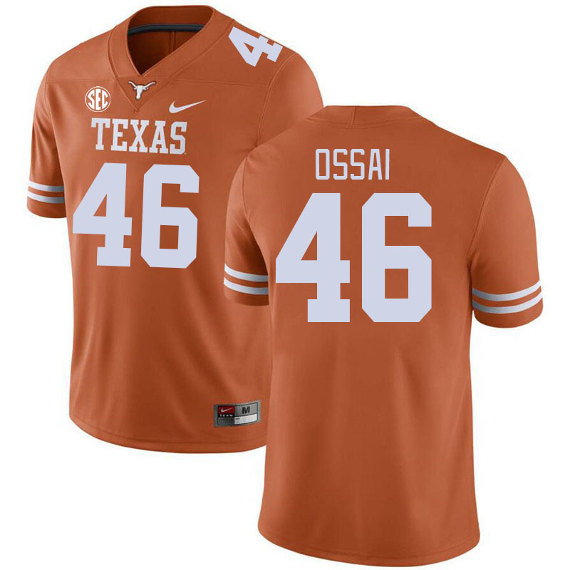 # 46 Joseph Ossai Texas Longhorns Jerseys Football Stitched-Orange